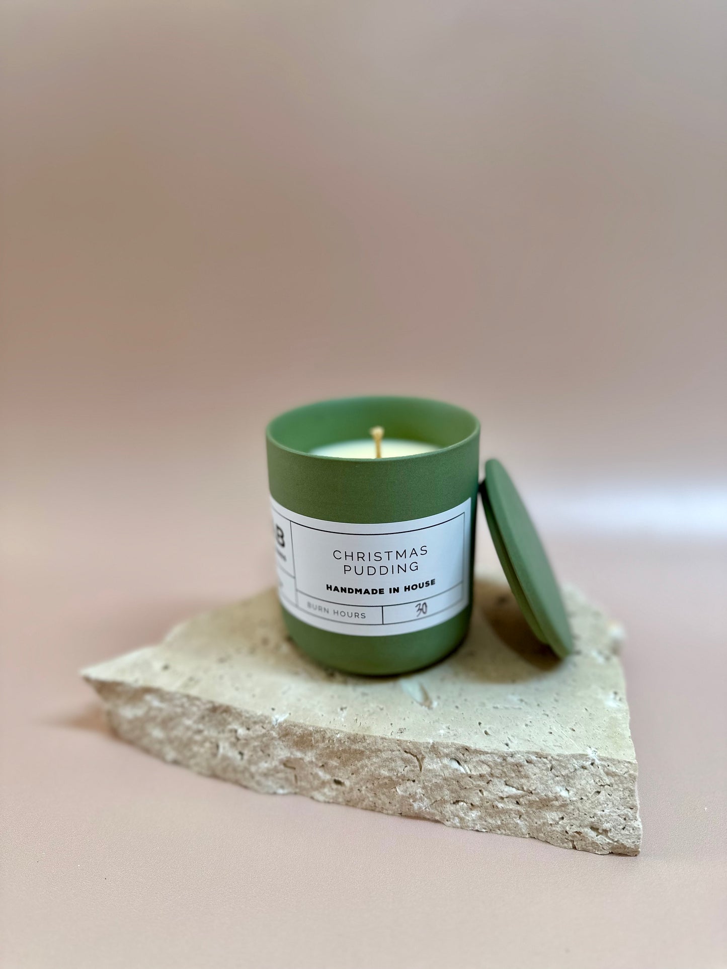 Christmas Pudding - Ceramic Candles