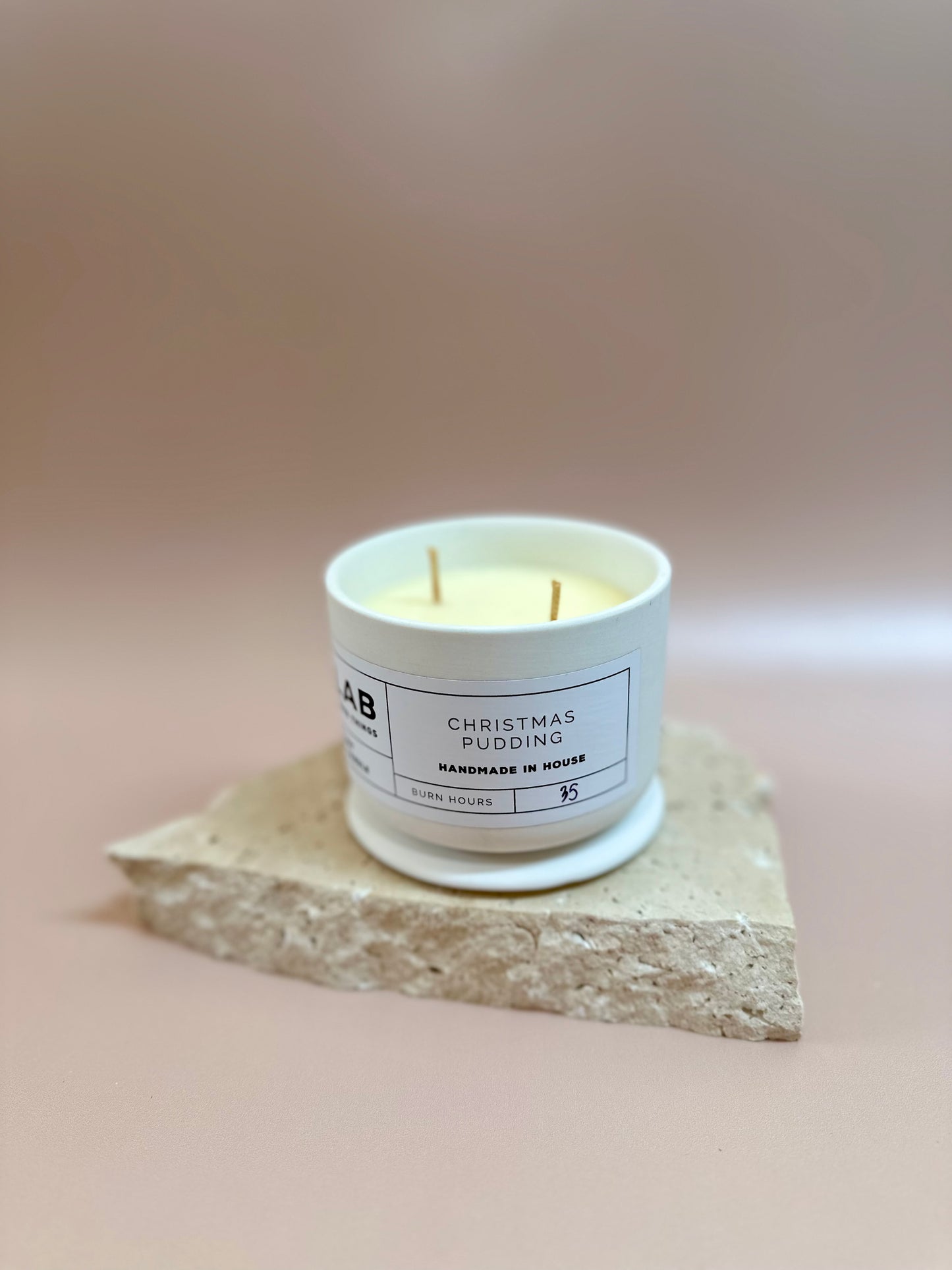 Christmas Pudding - Ceramic Candles