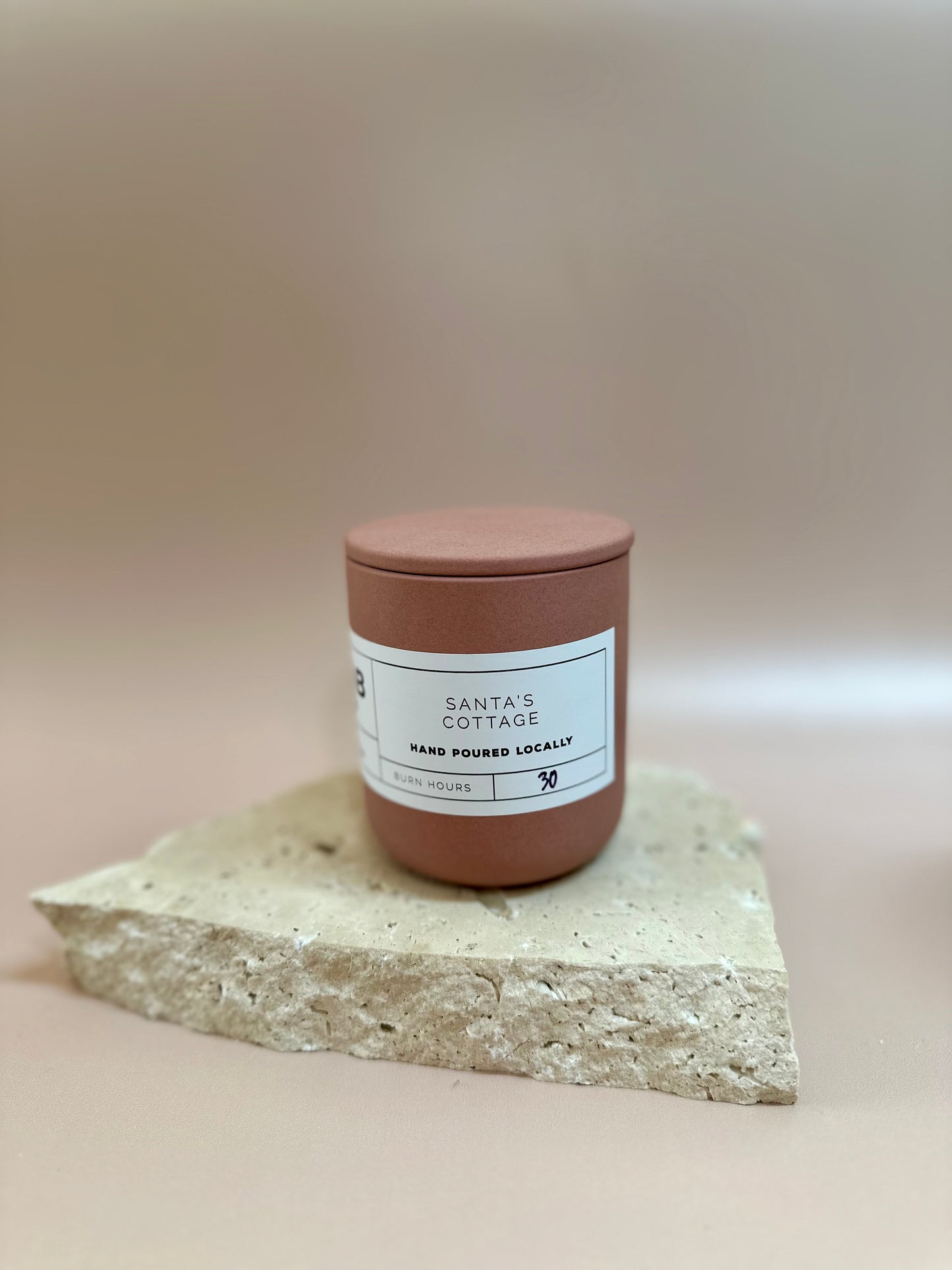 Santa's Cottage - Ceramic Candles