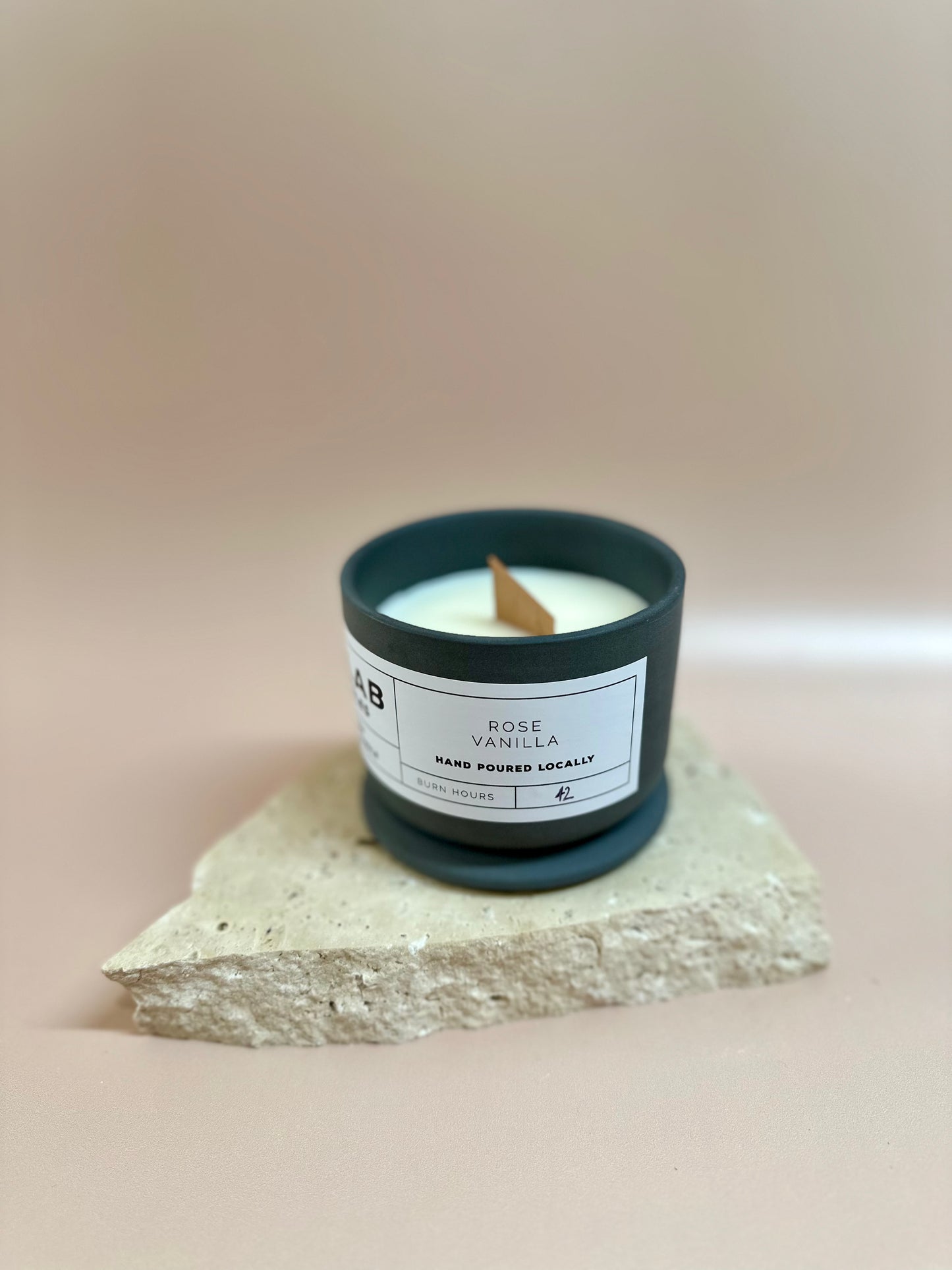 Rose Vanilla - Ceramic Candles